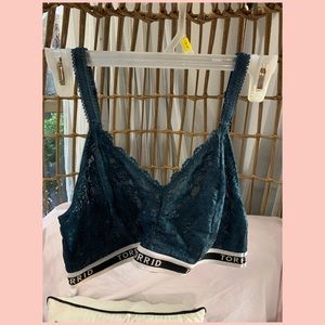 Lace Teal Torrid Bralette